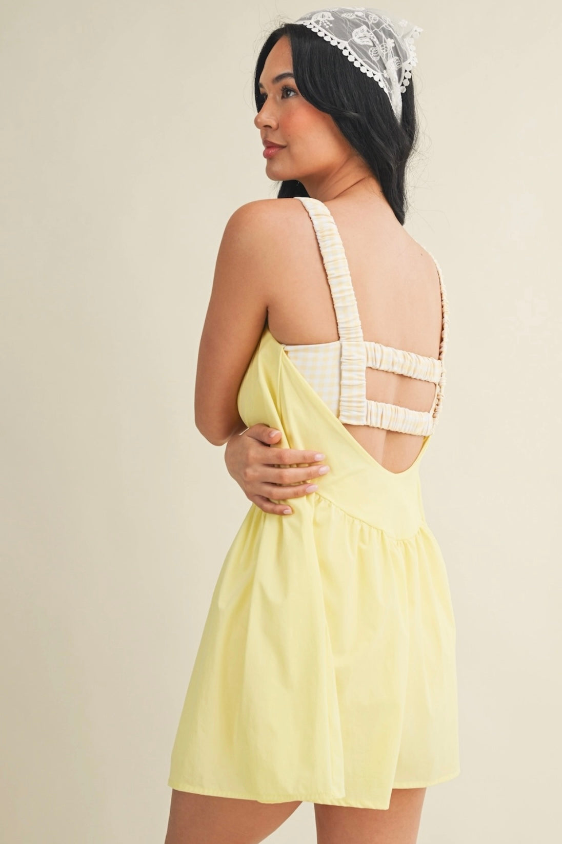“gingham dreams” double layered play dress. PRE-ORDER. Ships May 30th-June 30th!
