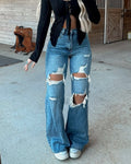 “gettin’ rowdy” jeans