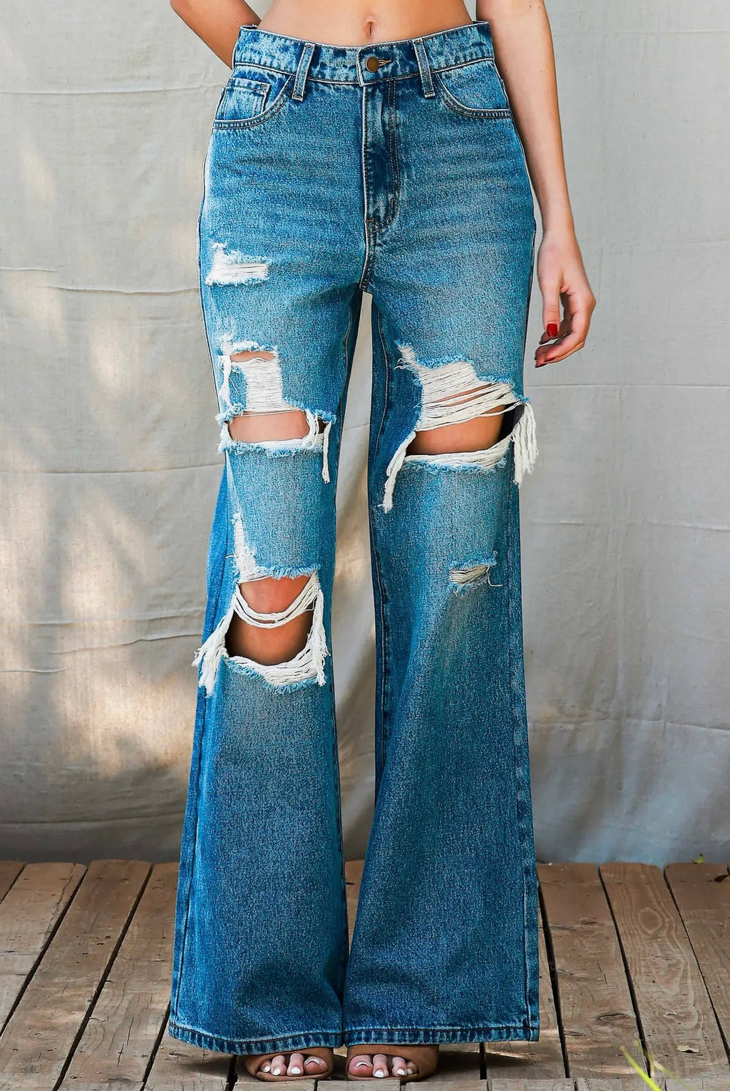 “gettin’ rowdy” jeans