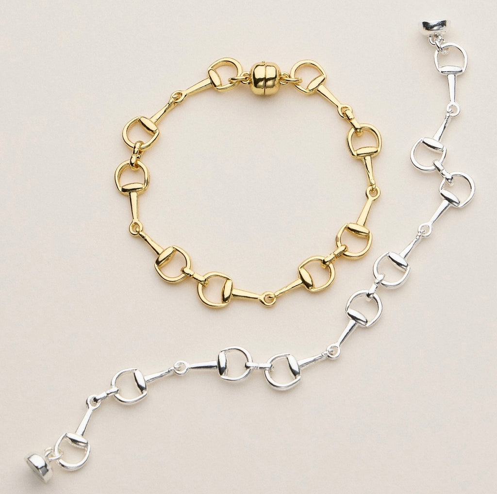 Mixed Metal Bit Chain | Bracelet Set