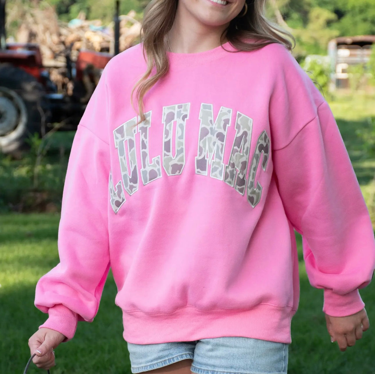 Lulu Mac bubblegum crewneck