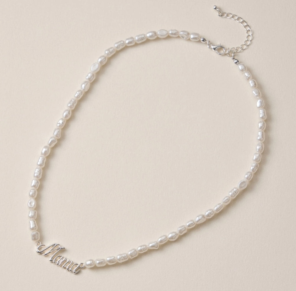 Elegant Mama Beaded Pearl | Necklace