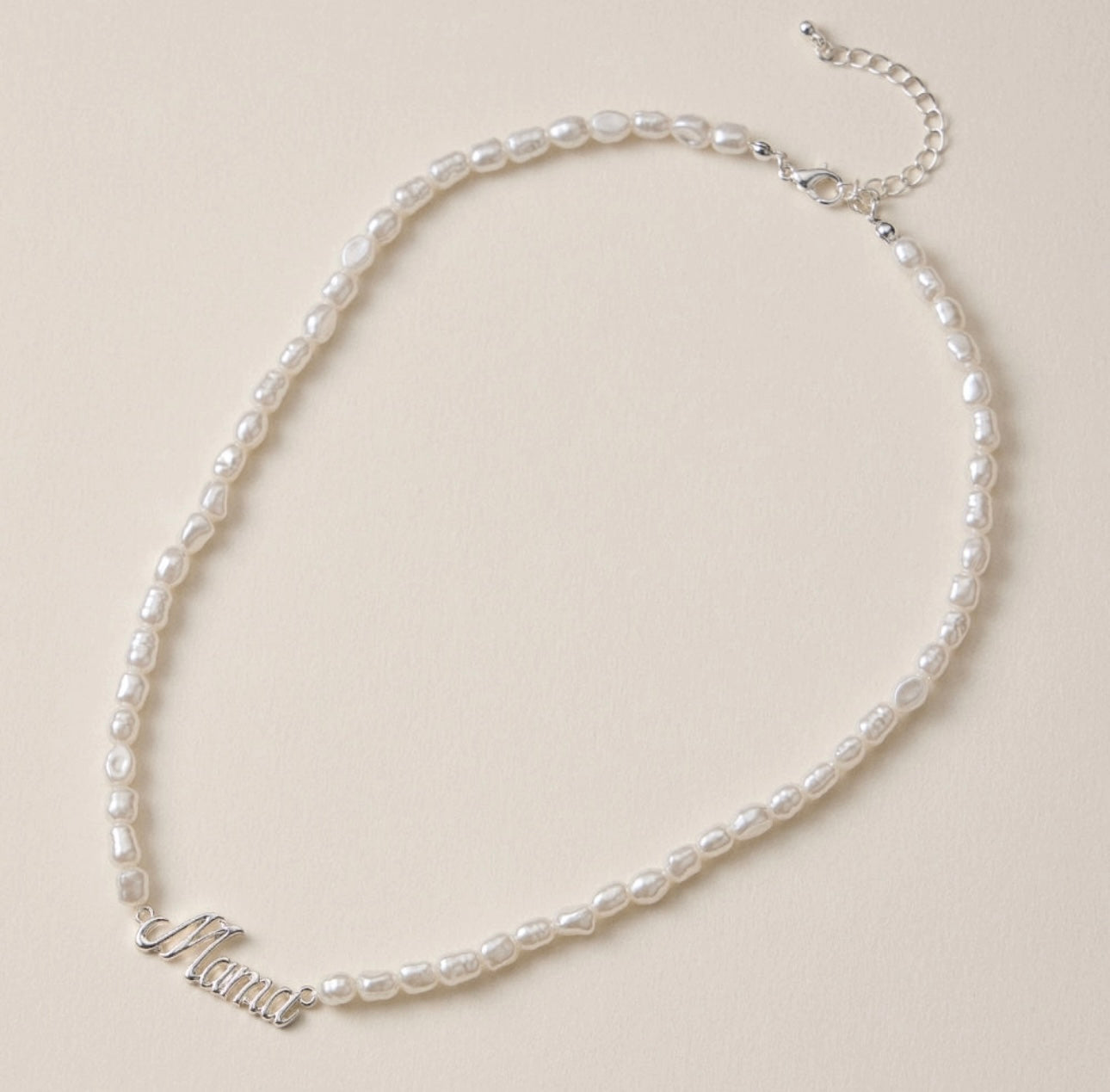 Elegant Mama Beaded Pearl | Necklace