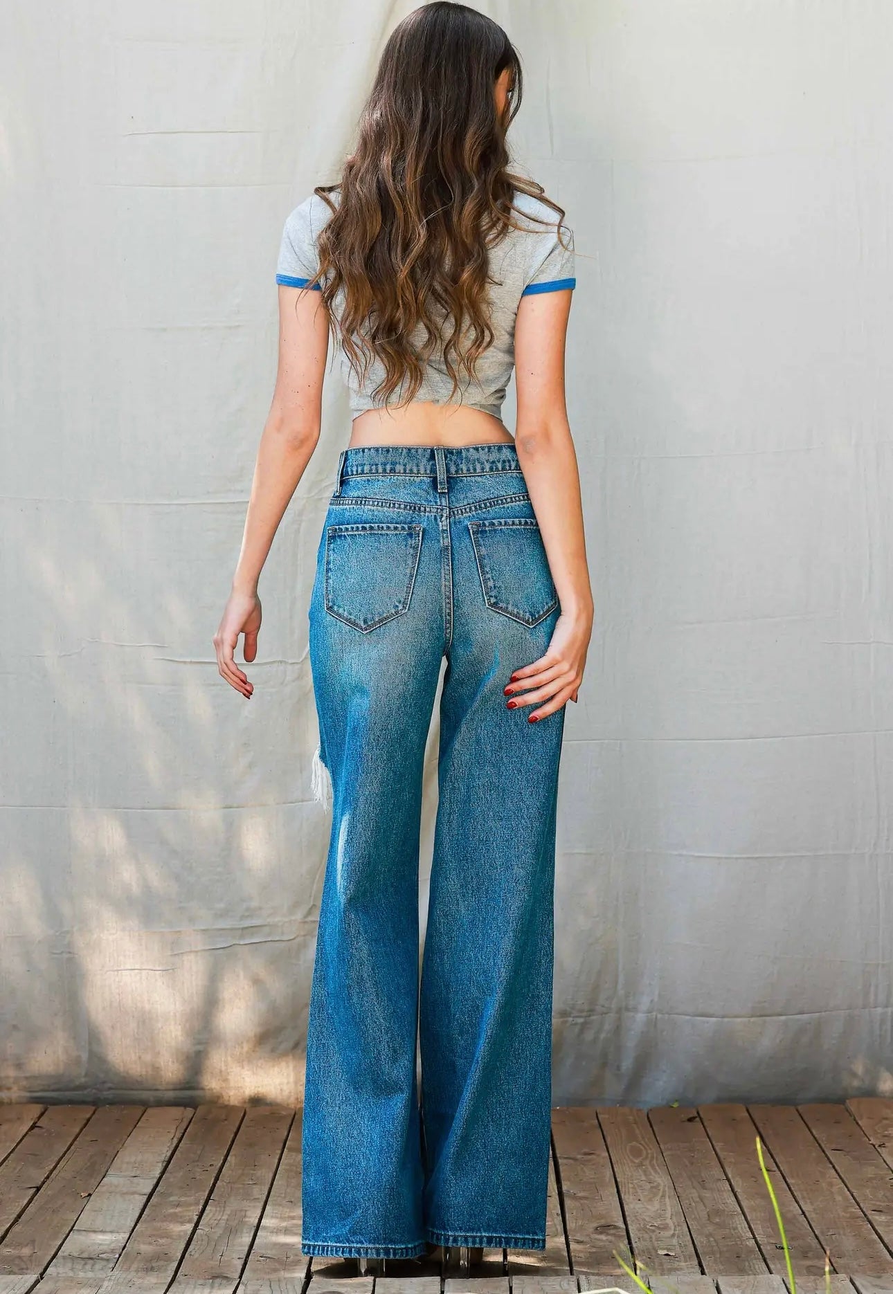 “gettin’ rowdy” jeans