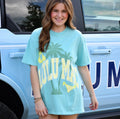 Lulu Mac Chalky Mint Comfort Colors Bikini Tee