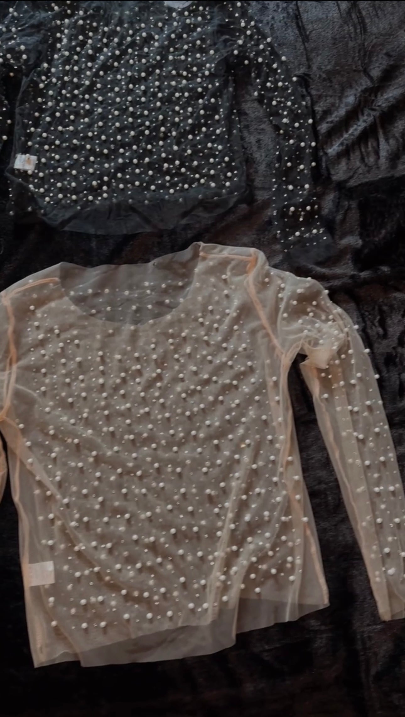 the “lace pearl undershirt” RTS