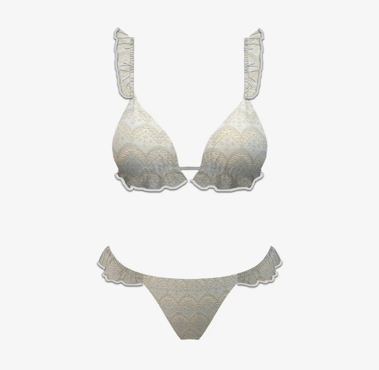 “Santa Rosa” ruffle bikini