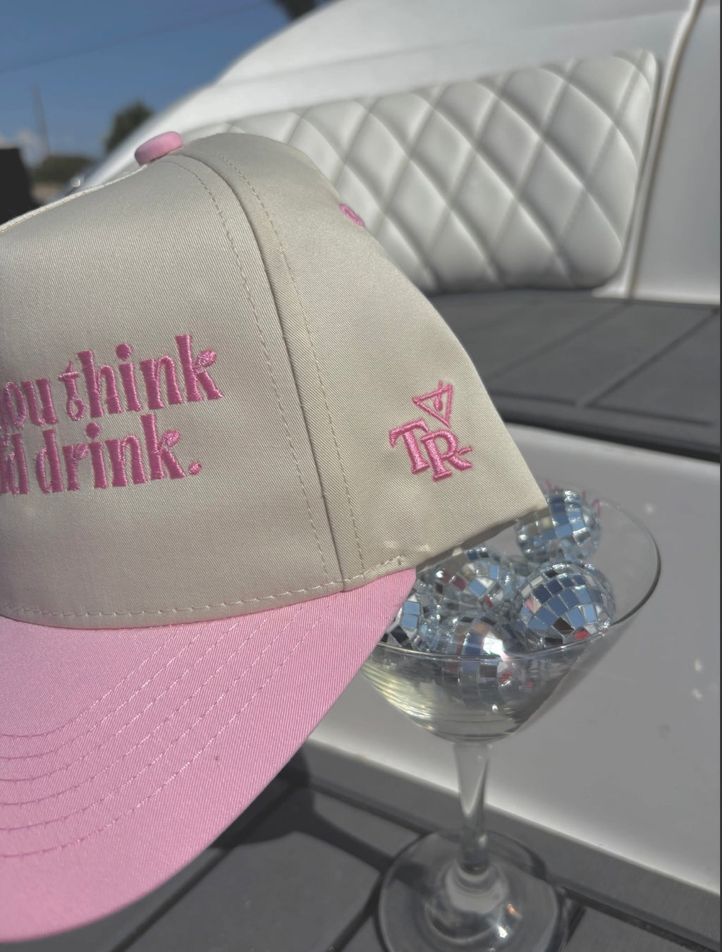 “Blink If You Think I Should Drink” trucker hat. 2 week TAT!